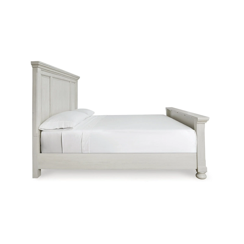 Signature Design by Ashley Robbinsdale Antique White Panel Bed