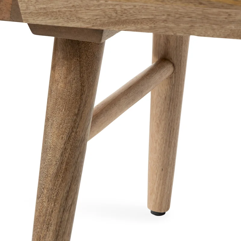 Kate and Laurel Conan Oval Wood Coffee Table