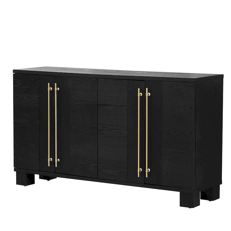 Wood Traditional Style Sideboard