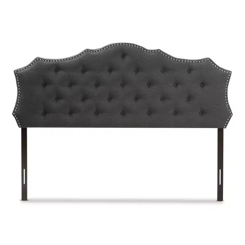 Aurora Modern And Contemporary Fabric Headboard - Baxton Studio