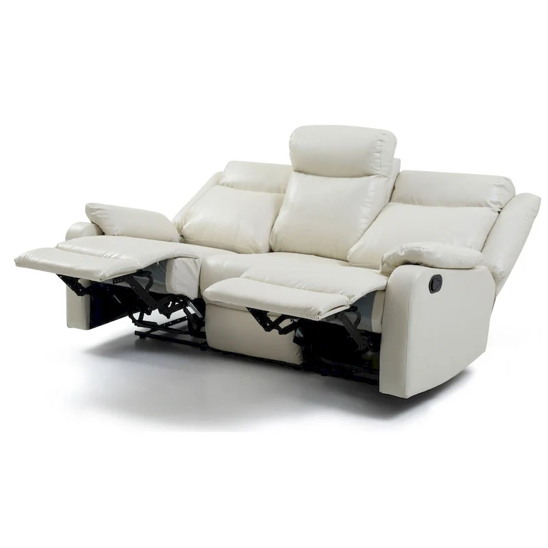 Ward Faux Leather Double Reclining Sofa