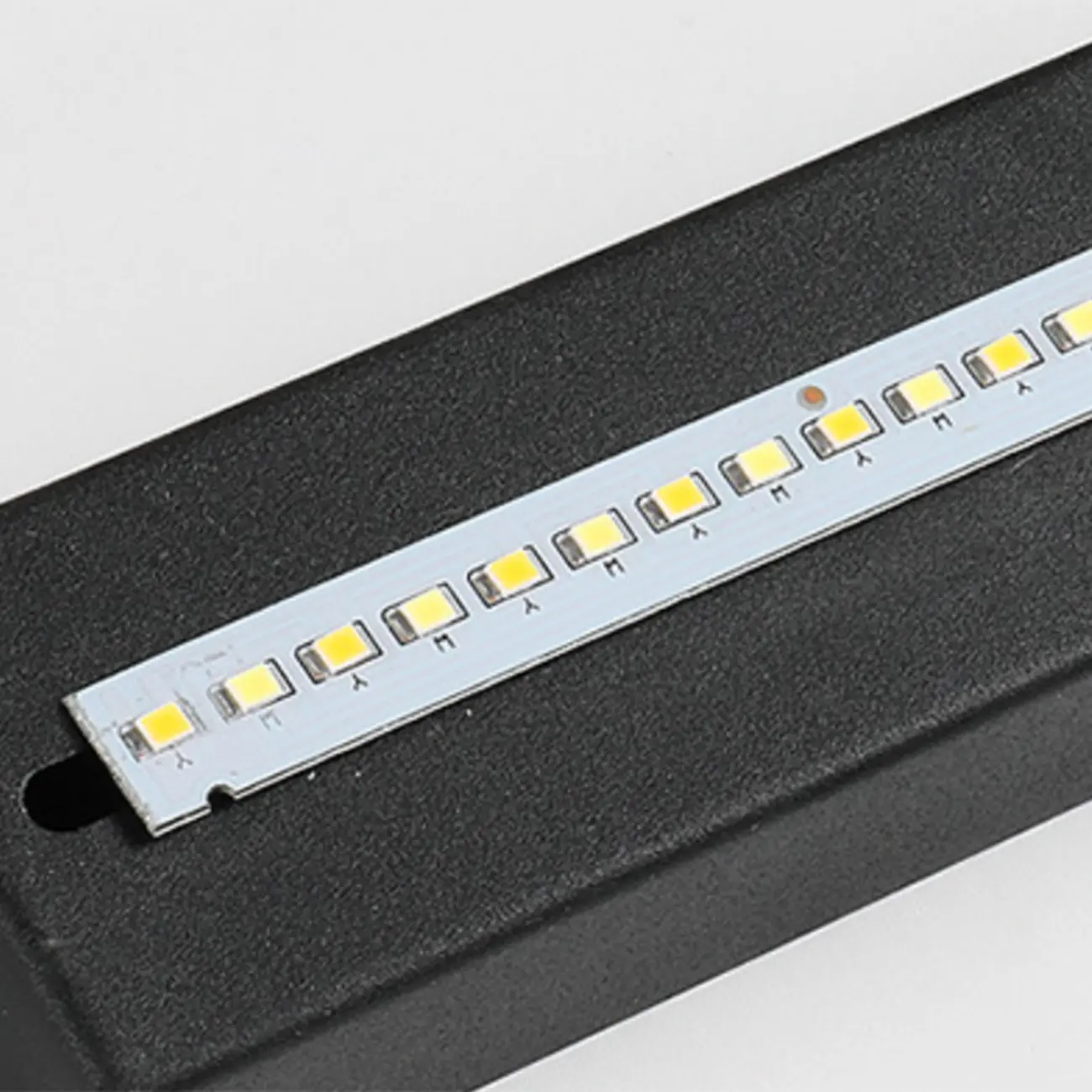 Modern Black LED Dimmable Vanity Light with Acrylic Shade