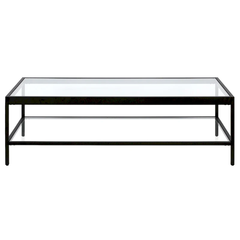 Alexis Metal and Glass Coffee Table