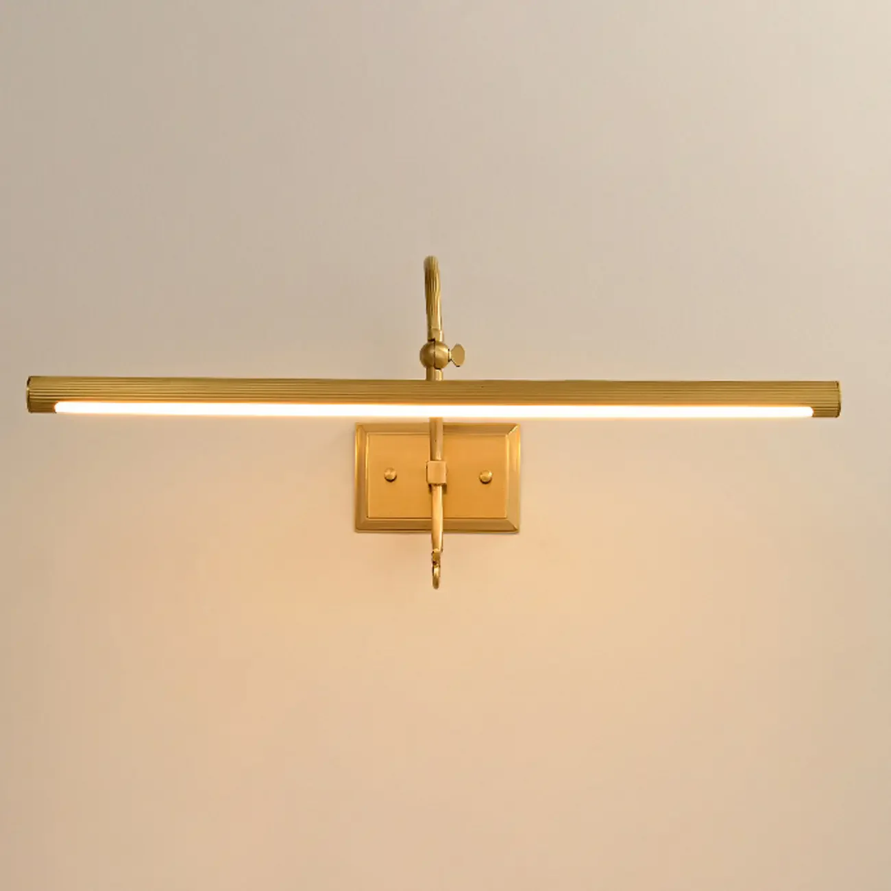 Arched Retro Copper LED Linear Wall Lamp