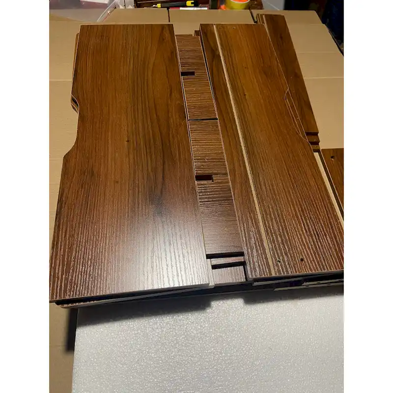 3-in-1 Small Makeup Table Set with Glass Top 3 Drawers, Stool