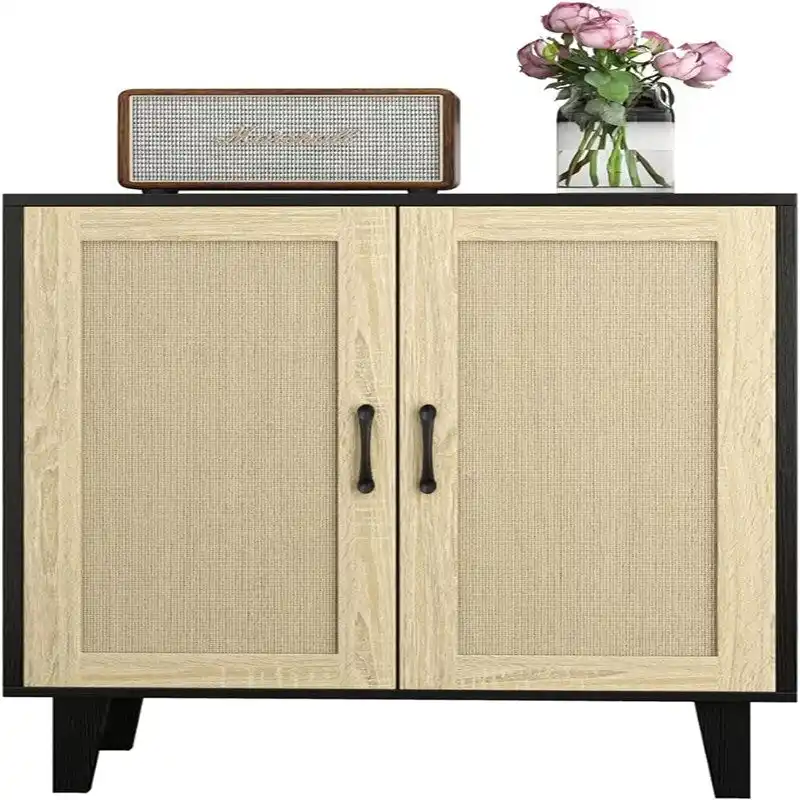 Buffet Sideboard Cabinet - 15 D x 27.25 W x 34.45 H