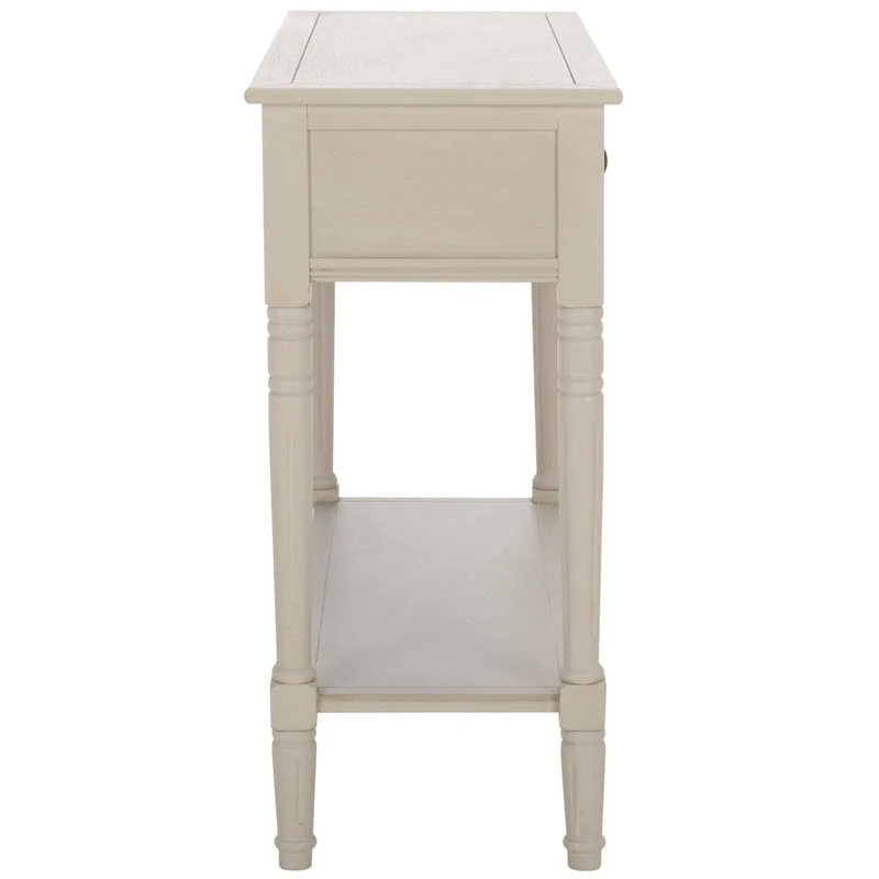 SAFAVIEH Camilla Grey 2-Drawer Console Table - 35.8 x 13.8 x 29.5 - 36Wx14Dx30H