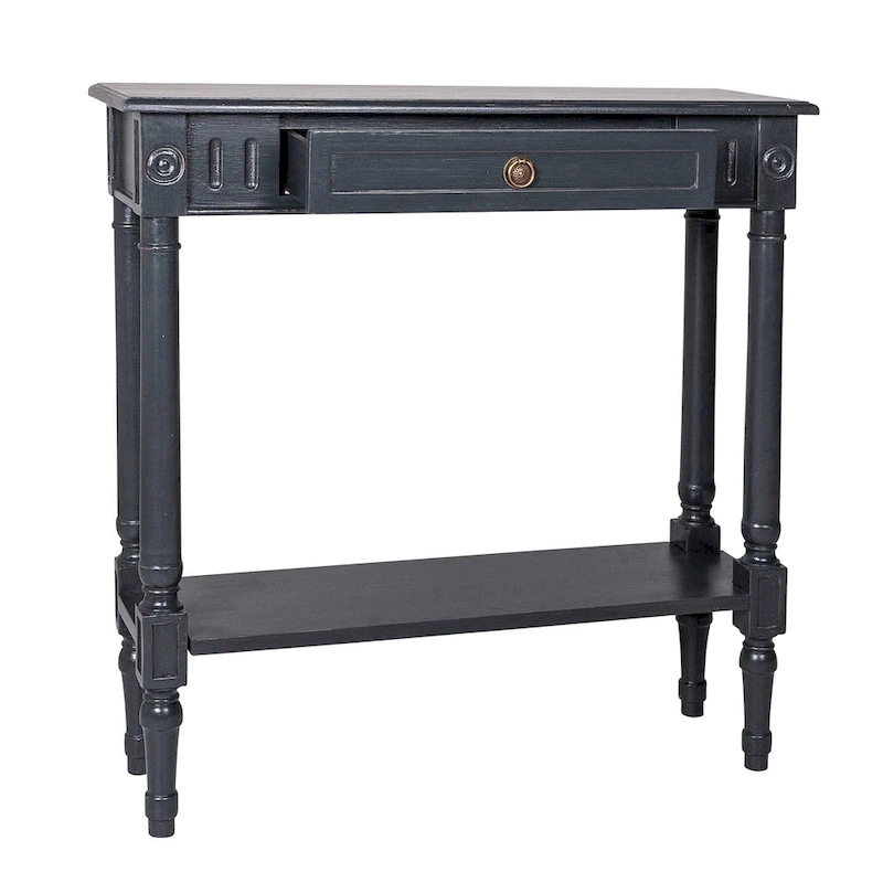 Wood Console Accent Table With Drawer by East at Main