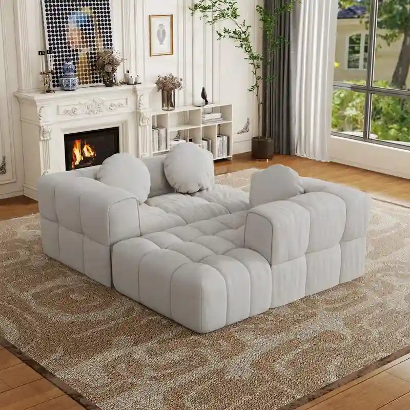 103  L-Shaped Modular Sofa, Free Combination (Left and Right Facing)