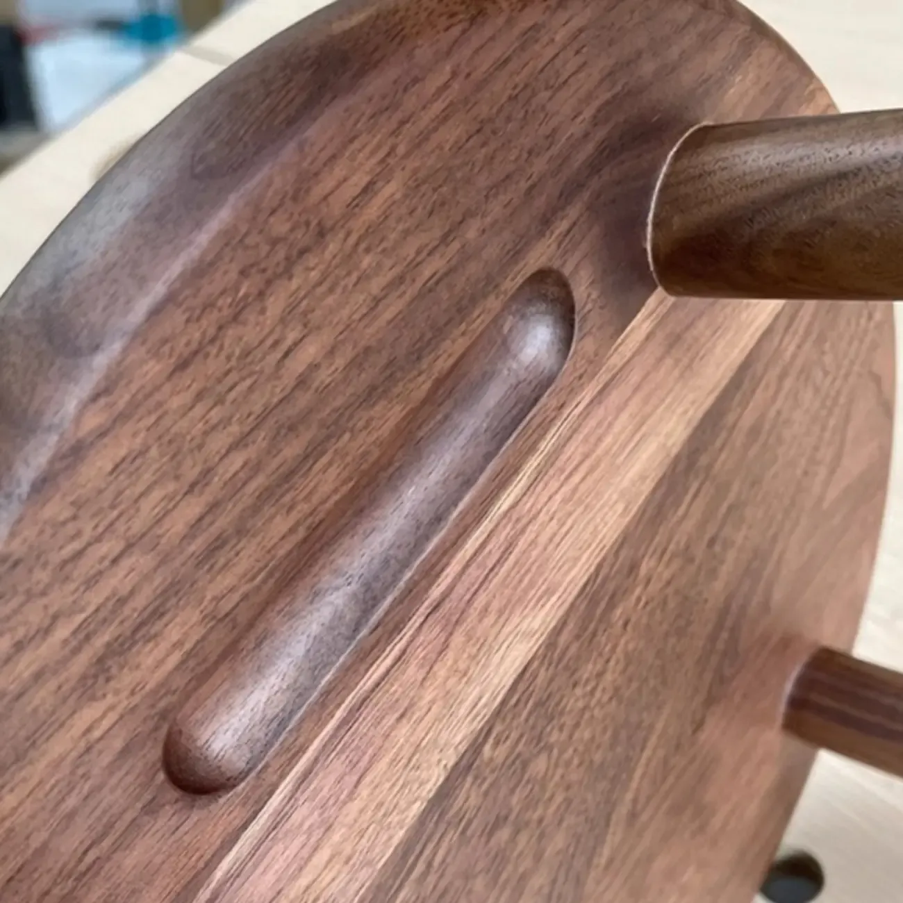 Bar Height Footrest Wood Modern Backless Bar Stools