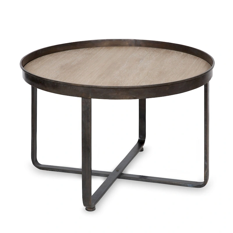 Kate and Laurel Zabel Round Modern Coffee Table - 28  Diameter