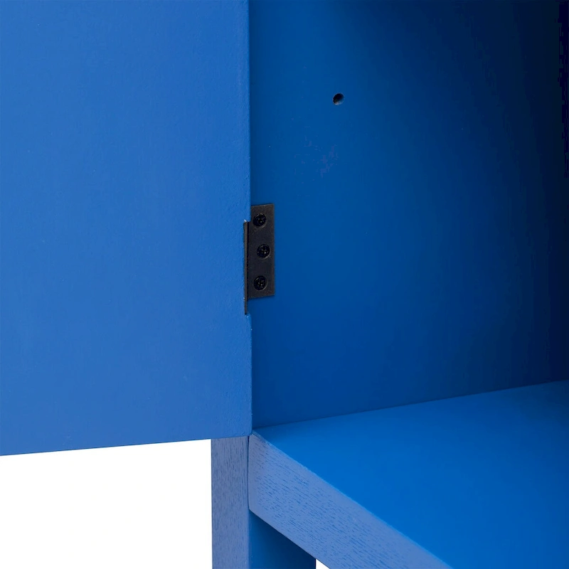 Ash Veneer 60 Sideboard Cabinet with Adjustable Shelves