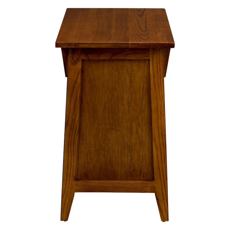 Leick Home Traditional Solid Wood Mission Cabinet End Table