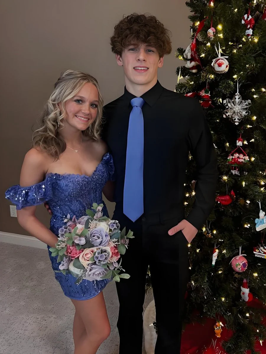 Royal Blue - Bodycon Off The Shoulder Sequins Short Homecoming Dresses