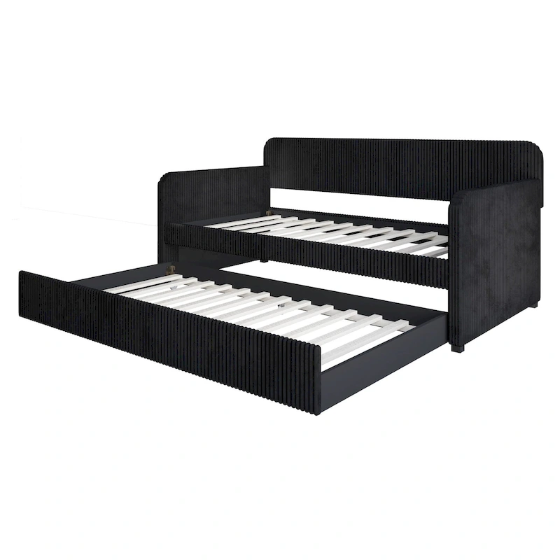 Melissa Twin Upholstered Daybed with Trundle