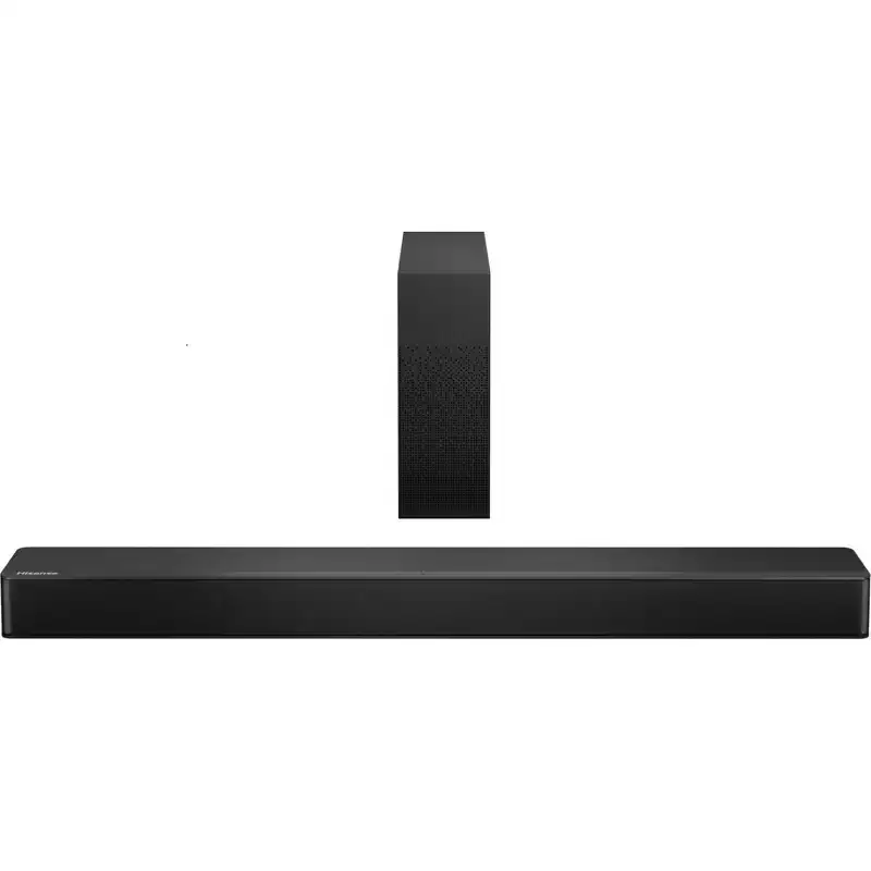 Refurbished: Hisense 2.1 Channel Soundbar with Wireless Subwoofer HS2100 Black -Manufacturer Refurbished