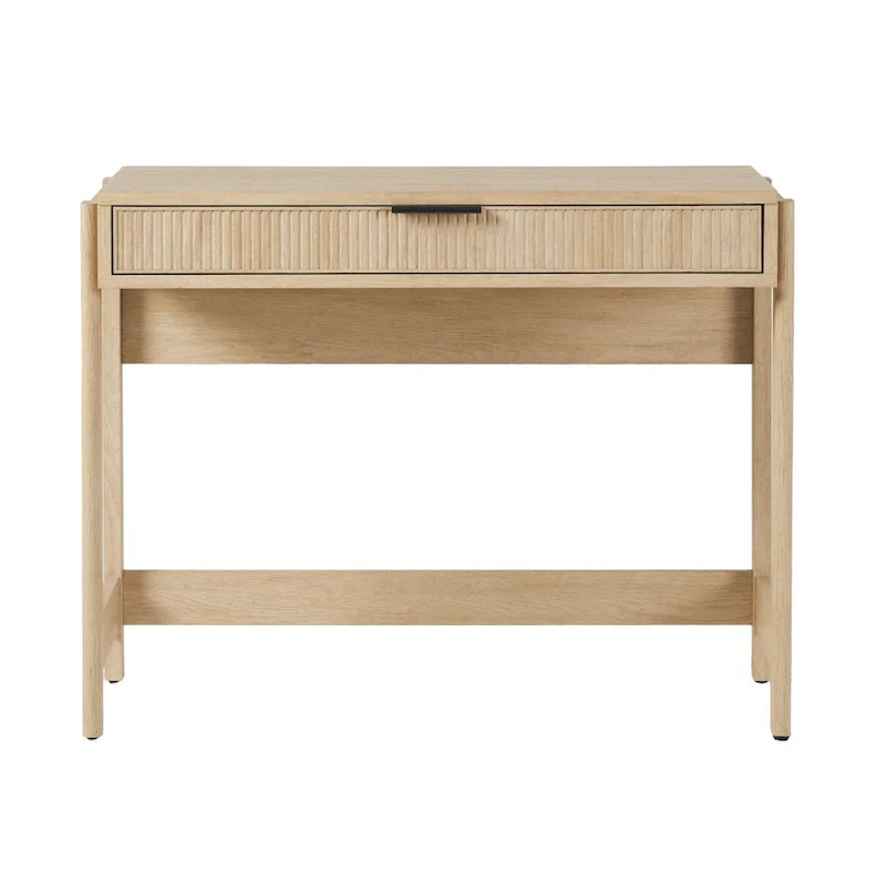 Middlebrook Designs Reeded Writing Desk with Drawer