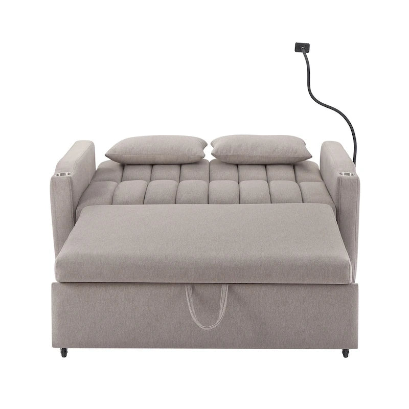 Convertible Loveseat Sofa, Pull Out Sofa Bed