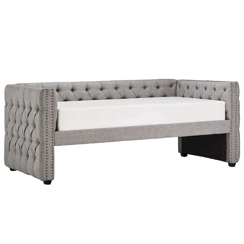 Knightsbridge Twin Tufted Nailhead Daybed by iNSPIRE Q Artisan