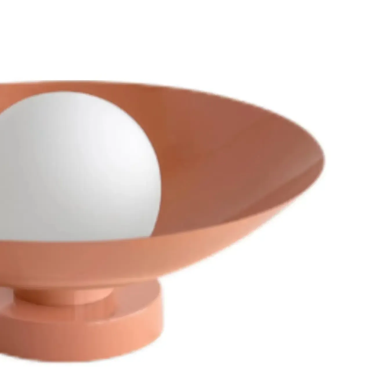 Mini Beige Dome Metal Modern Semi Flush Ceiling Light