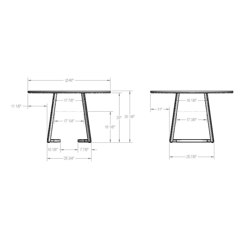 Amisco Joelle Solid Wood Table and Camilla Chairs 5-Pieces Dining Set