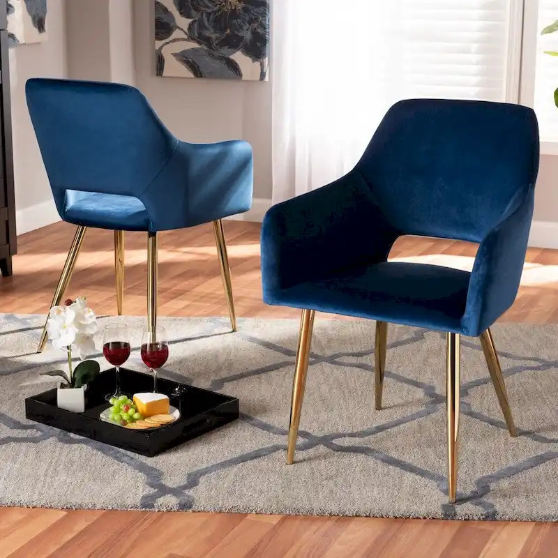 Germaine Glam and Luxe Upholstered Dining Chair