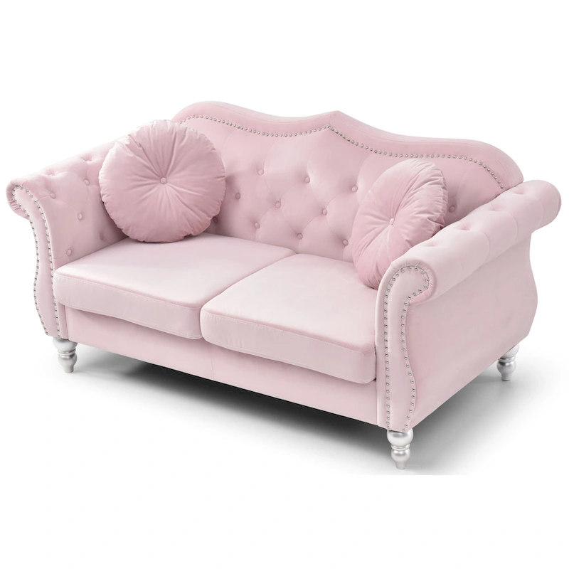 Hollywood Velvet Loveseat