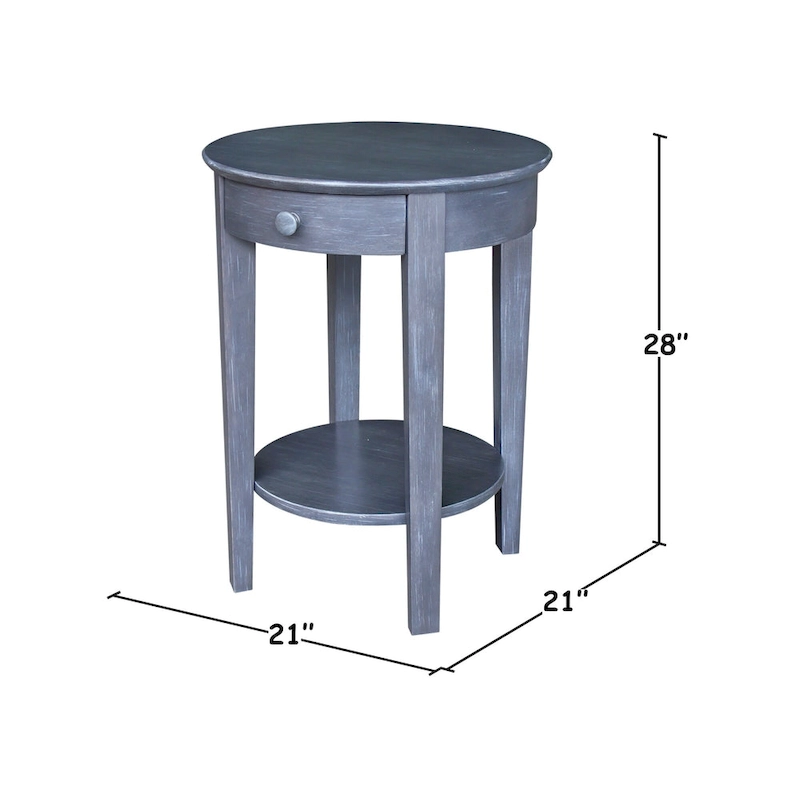 Solid Parawood Philips Accent Table