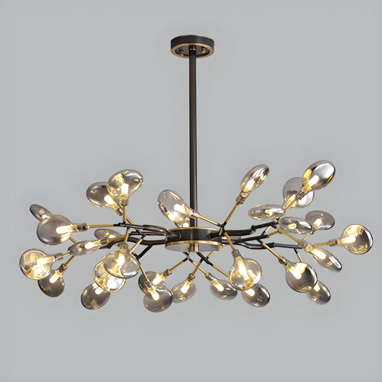 Modern Gold Metal Fireflies Island Pendant Light