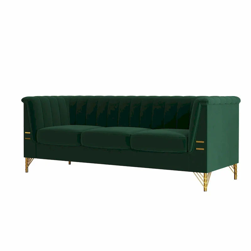 82.67 W Velvet Sofa