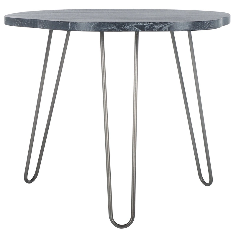SAFAVIEH Lozka Wood Top Grey / White Wash Dining Table - 39.4 x 35.4 x 29.9 - 39Wx35Dx30H