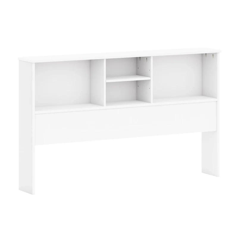 100% Solid Wood Full Size Bookcase Headboard