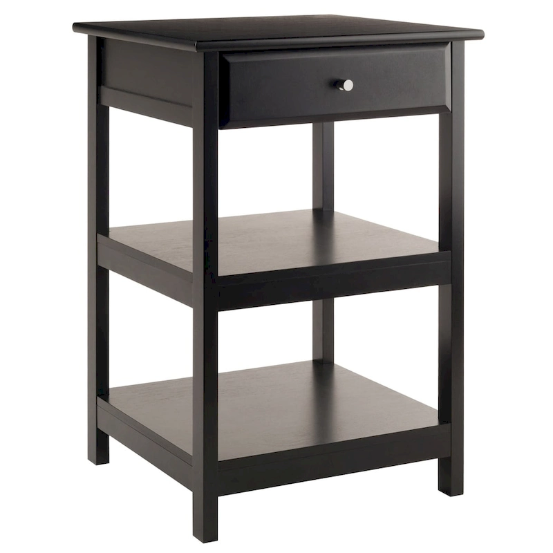 Porch & Den Bertha Black Printer Stand