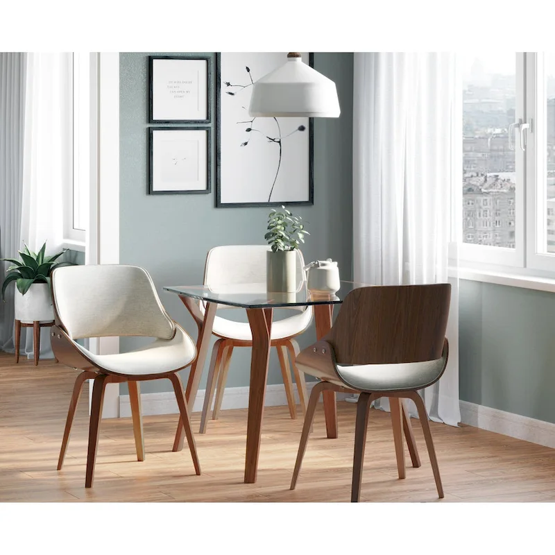 Folia Mid-century Modern Square Dining Table