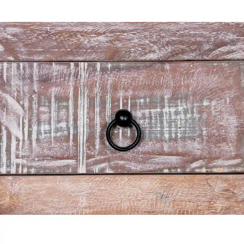 Maadze 32  Wide Reclaimed wood 8-Drawers Chest