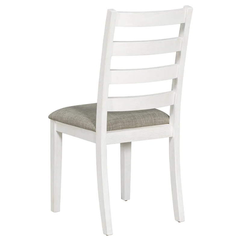 Rustic Style 6-Piece Dining Room Table Set with 4 Upholstered Chairs & a Bench