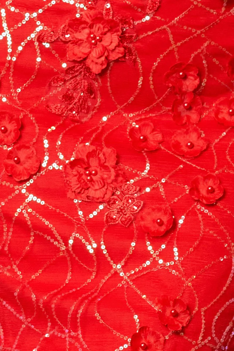 Yellow Ruffle Straps 3D Flower Mermaid Long Prom Dress