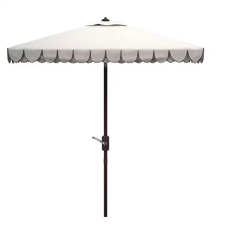 Elegant Valance 7.5 Ft Square Umbrella - PAT8406 - Safavieh
