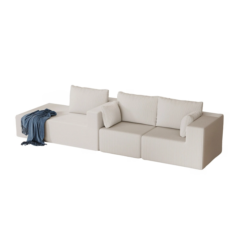 108.3Inch Modular L Shaped Sectional Sofa Couch with Chaise Lounge