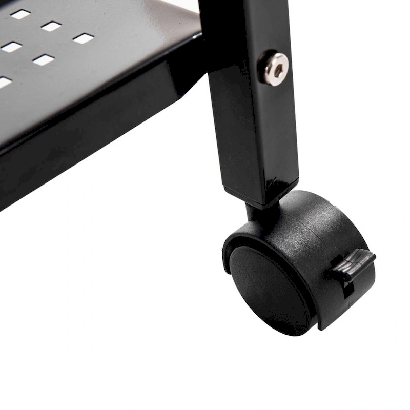 3-tier Rolling Black Utility Cart