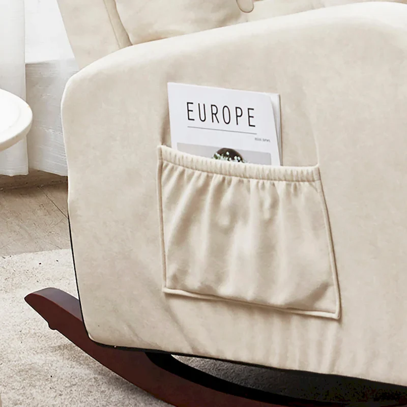 Recliner Sofa Push Back Recliner Chair Adjustable Modern Single Reclining Chair Upholstered Sofa with Pocket Living Room Bedroom