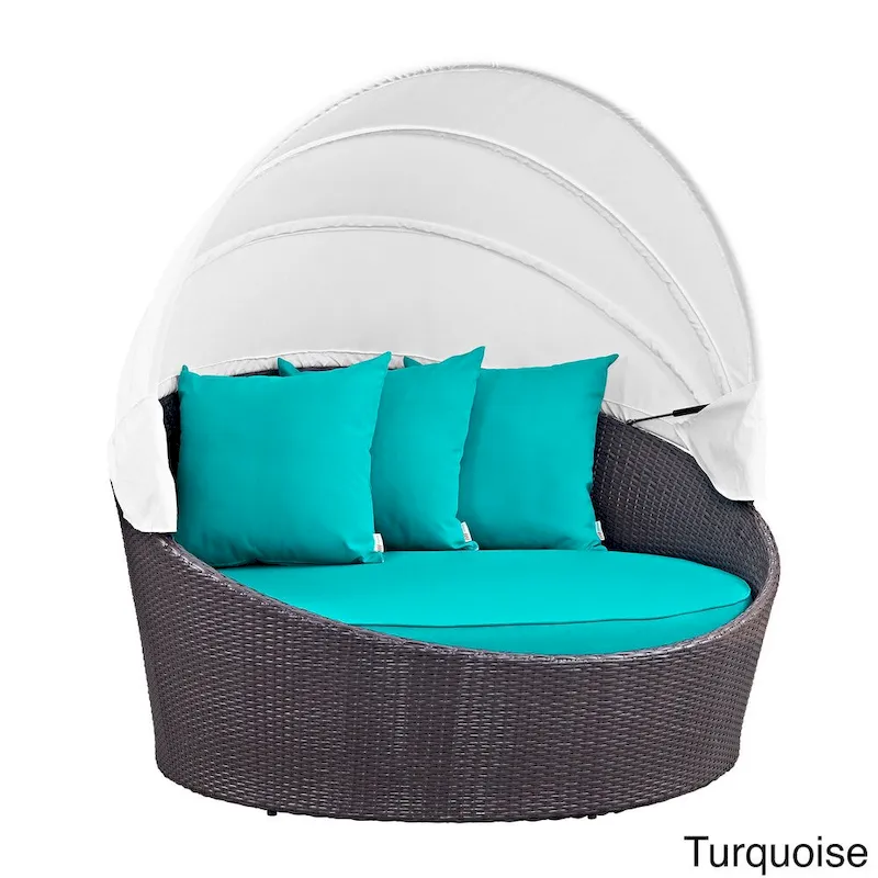 Convene 63-inch Canopy Outdoor Patio Daybed