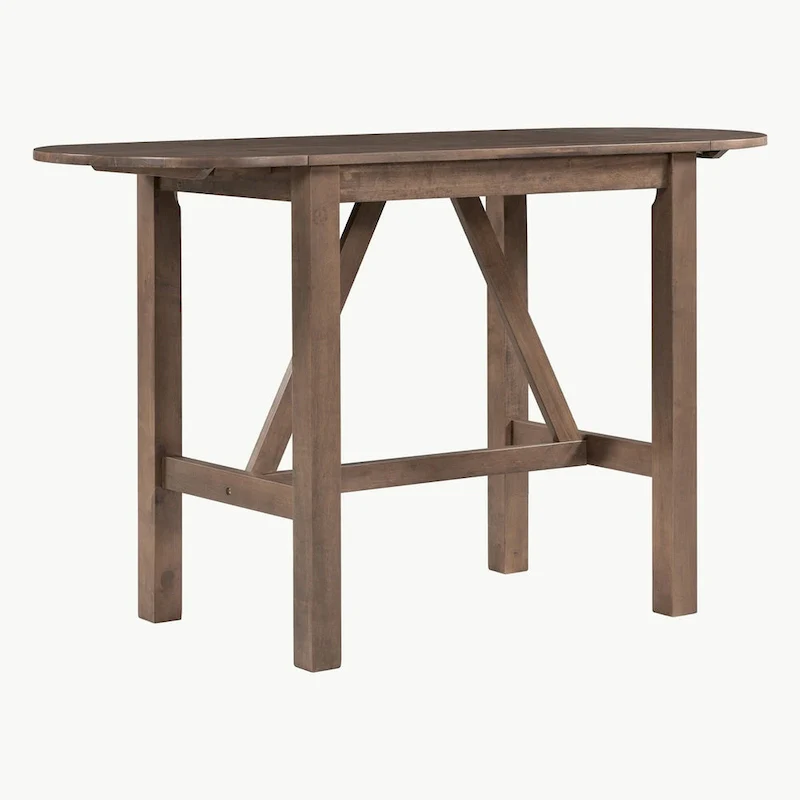 3-Piece Drop Leaf Dining Table Set with 2 Chairs