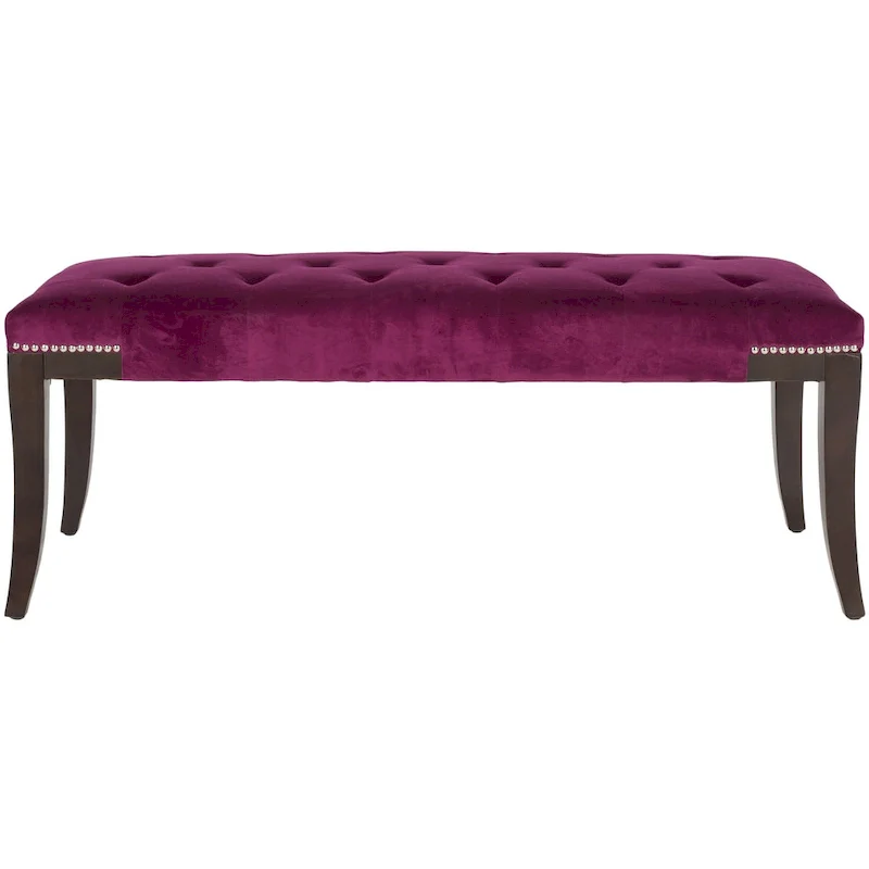 Tufted Nailhead Bench 48