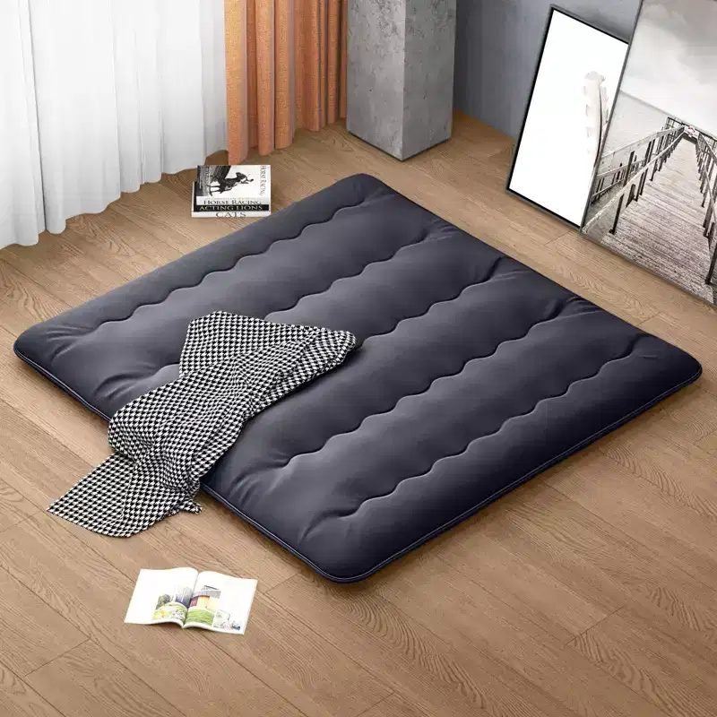 Costway Twin/Full/Queen/King Futon Mattress Japanese Floor Sleeping Pad Washable Cover Carry Bag Black