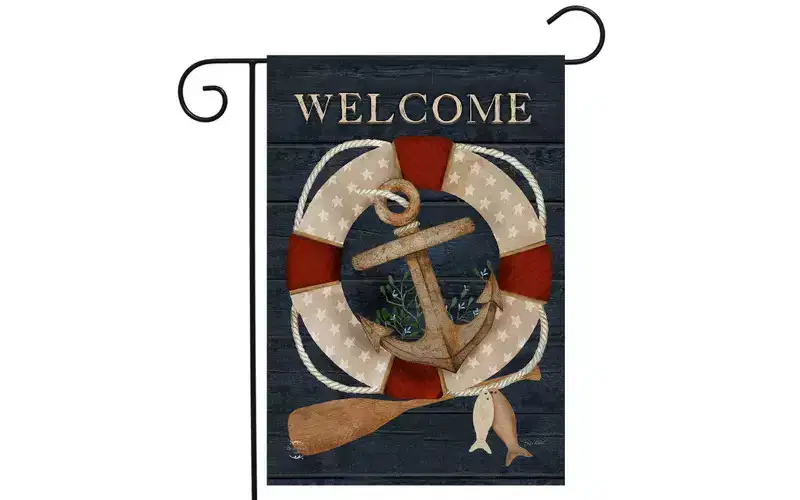 Briarwood Lane Everyday Garden Flag 12x18 For Outdoor Coastal Anchor Garden Flag Flags For Outside