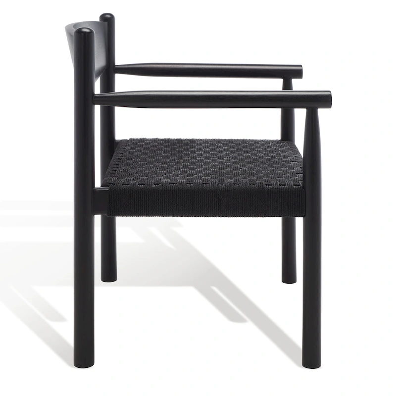 SAFAVIEH Couture Matisha Danish Rope Accent Chair - 24.75 W x 24.75 L x 30 H - 25Wx25Dx30H