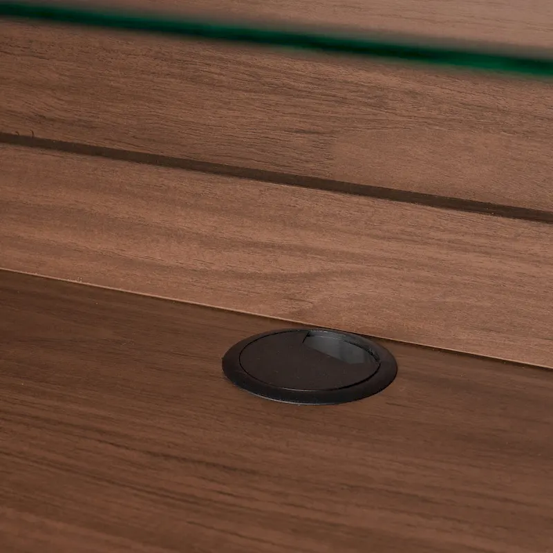 Studio London Walnut Wood Sideboard with 3 Drawer Mid Century Modern