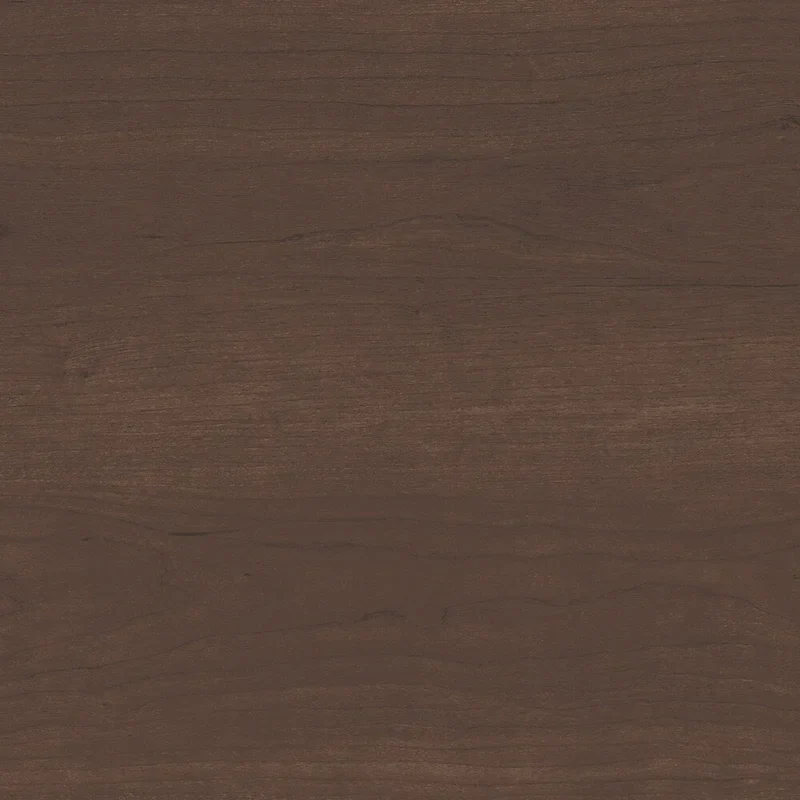 Solid Wood Dining Table with Metal Trestle Base