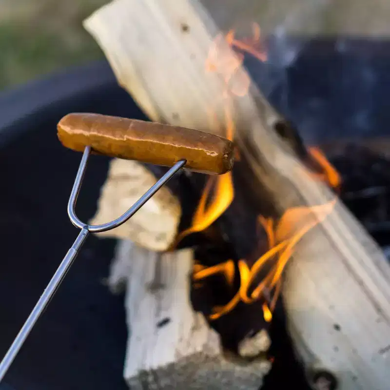 Grill Marshmallow Roaster Sticks Silver - BBQ Dragon